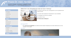 Desktop Screenshot of dr-hemker.de